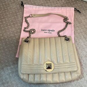 Kate Spade Leather Bag with Gold Hardware